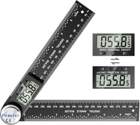 Preciva 400mm Digitális Szögmérő Vonalzó Szögmérővel Belső Külső Szögméréshez 1
