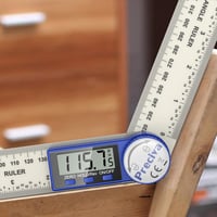 Preciva Digitális Szögmérő 400mm Forgatható Szögmérő Vonalzó Fa- és Kéziműves Munkához 6