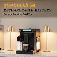 PreeOtti Lampă de masă LED fără fir pentru exterior, cu control tactil, reîncărcabilă prin USB-C, reglabilă, 3 temperaturi de culoare, set de 2, auriu 3
