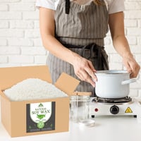 Prémium Szójagyertya Viasz 10 kg - 100% Természetes, Vegytiszta Gyertyakészítő Alapanyag Kiöntéshez, Formázáshoz, Füstmentes Égés - 10KG 6