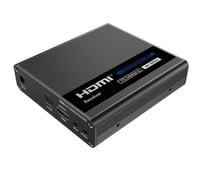 PremiumCord 4K HDMI extender 70m cez kábel Cat6/Cat6A/Cat7 s IR vysielačom a prijímačom, HDMI 2.0, ARC, Ultra HD 4K@60Hz, čierny 2