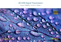 PremiumCord 4K HDMI extender 70m cez kábel Cat6/Cat6A/Cat7 s IR vysielačom a prijímačom, HDMI 2.0, ARC, Ultra HD 4K@60Hz, čierny 9
