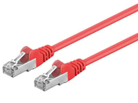 Cablu Patch PremiumCord CAT6a S/FTP PIMF, 10 Gbit/s, cu conectori RJ45, 100% cupru AWG 26/7, cablu Ethernet LAN rapid și flexibil, roșu, 1 m 4