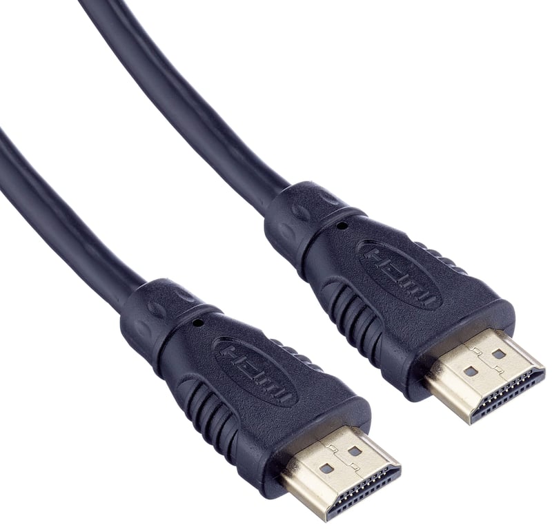Cablu HDMI PremiumCord A - HDMI A M/M 1 m cu conectori placați cu aur pentru televizor