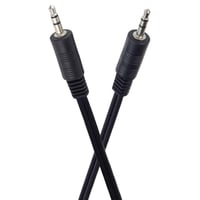 Cablu Jack Stereo PremiumCord 5 m, Tată-Tată, Cablu Audio Aux pentru Căști, TV, Telefon, MP3, Dispozitive HiFi, Ecranat, Negru 5