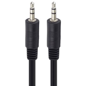 Cablu Jack Stereo PremiumCord 5 m, Tată-Tată, Cablu Audio Aux pentru Căști, TV, Telefon, MP3, Dispozitive HiFi, Ecranat, Negru