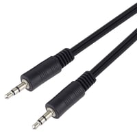 Cablu Jack Stereo PremiumCord 5 m, Tată-Tată, Cablu Audio Aux pentru Căști, TV, Telefon, MP3, Dispozitive HiFi, Ecranat, Negru 2