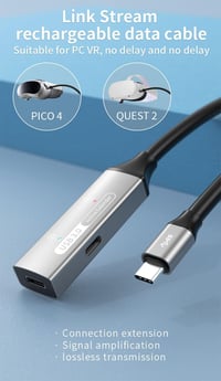 PremiumCord USB-C hosszabbító kábel 10m aktív erősítővel, Type-C 5Gbit/s fekete - 10 m, USB-C 8
