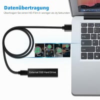 Nabíjací a dátový kábel PremiumCord USB-C, 3 m, čierny, USB-A – USB-C, 60 W, PD 3.0 / QC 4.0, 480 Mbit/s, 3 A 4