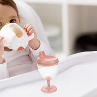 3 db szilikon ivópohár tetővel, cseppmentes, baba és gyerek pohár szett 7