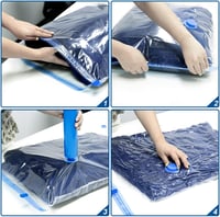 Priksia Vákuum Tárolósátor Szett 6 db - 2 XL + 2 L + 2 M Méret, Légmentes Szelep 2