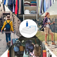Priksia Vákuum Tárolósátor Szett 6 db - 2 XL + 2 L + 2 M Méret, Légmentes Szelep 9