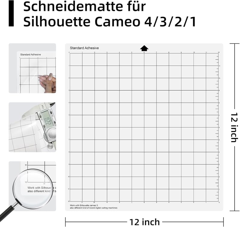 Prime Vinyl Vágóanyag Szett Silhouette Cameo 4/3/2/1 - 3 db 30,5x30,5 cm
