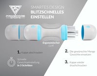 Primecore Sports állítható súlyzó szett 2x1-5kg szürke-kék 3