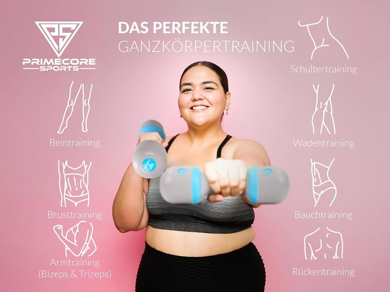 Primecore Sports állítható súlyzó szett 2x1-5kg szürke-kék