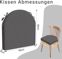 PRIMEPATIO 3002 Ülőpárna szett 2db 50x50cm U alakú sötétszürke 2