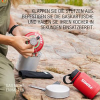 PRIMUS Express Gázfőző Kemping Túrázás Outdoor Főzőlap Izobután Gáz Rozsdamentes Acél Ezüst 96g 3