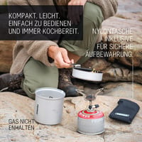 PRIMUS Express Gázfőző Kemping Túrázás Outdoor Főzőlap Izobután Gáz Rozsdamentes Acél Ezüst 96g 2