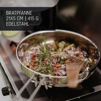 Primus rozsdamentes kempingkészlet 3L fazékkal és 21cm serpenyővel 3