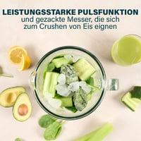 Princess 1000W Turmixgép 1,5L Üveg Kancsóval, 4 Fokozat és Pulse Funkcióval 4