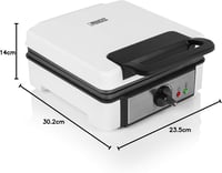 Princess 1200W Belgawaffle Sütő Állítható Hőfokkal és Tapadásmentes Bevonattal 8