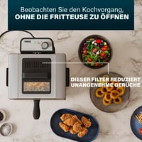 Friteuză Princess 184090, 5 litri, 3270 W, tehnologie zonă rece, fereastră de vizualizare, oțel inoxidabil, termostat dublu, ușor de curățat, detașabilă 4