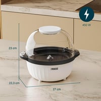 Princess 4,5L Popcorn Készülék Keverőrudas Vaj Olvasztóval és Átlátszó Fedéllel 2