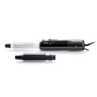 Perie pentru coafat Princess 529202 Cool Curl CC 300 - cu 2 capete de perie, funcție Cool Shot, negru, pentru toate tipurile de păr, 1 buc. 1