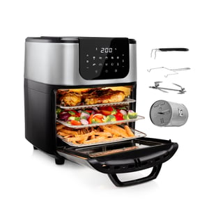Princess Aerofryer DeLuxe 182075 Friteza na vrući zrak 11 litara 1800W 65-200°C 10 — blago udubljenje sa strane (stanje: vidi 2. sliku)