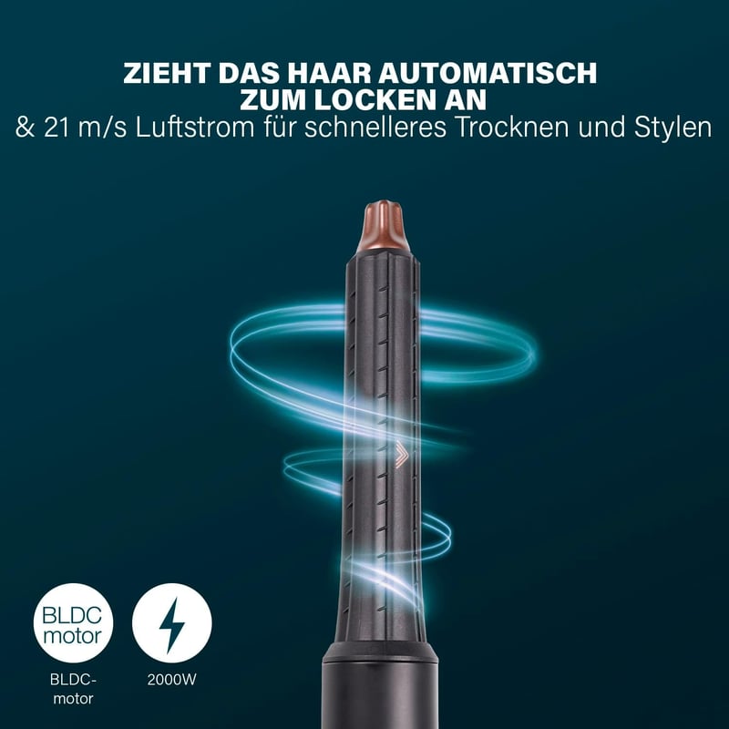 Princess Airstyler Pro 7az1-ben Hajstyler 2000W Ionos Technológia Utazótáskával