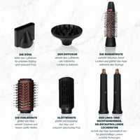 Princess Airstyler Pro 7az1-ben Hajstyler 2000W Ionos Technológia Utazótáskával 5