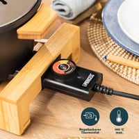 Princess Bamboo Fondue Pure Készlet Bambusz Tálcával 7