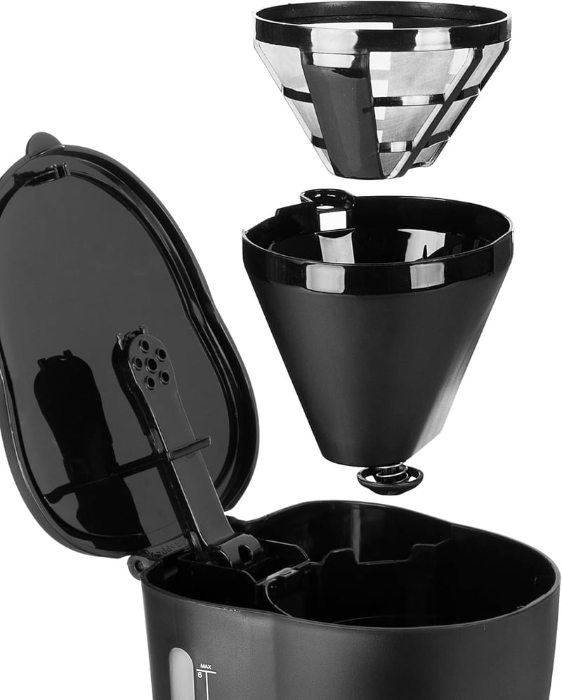 Princess CM-1246 Kávéfőző 6 Csészés Kapacitás 600W Tartó Funkcióval