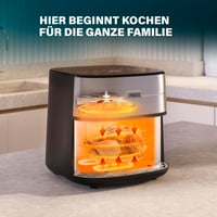 Friteuză cu aer cald Princess Dual Heat 8L XXL, 15 în 1, element de încălzire dublu, fără BPA și PFAS, 2000 W, 182280 8