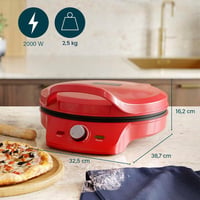 Aparat de făcut pizza Princess 115007 – diametru 32 cm, termostat reglabil, funcție de grătar, multifuncțional, max. 200°C 2