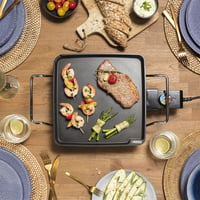 Princess Plancha Chef Mini Classic 1900W 4 személyes grillsütő 28x28cm fekete 2