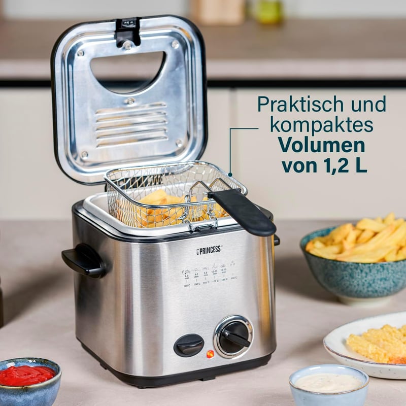 Princess Rozsdamentes Fritőz és Fondue Készülék