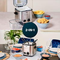 Princess Rozsdamentes Fritőz és Fondue Készülék 2