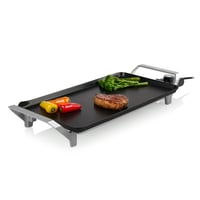 Elektrický stolový gril a panvica Teppanyaki Princess Table Chef Premium XL, plocha na pečenie 46x26 cm, 2500 W, čierno-strieborná, 103110 1