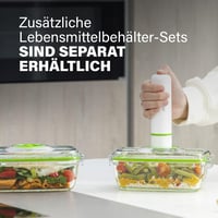 Set de 2 recipiente pentru alimente din sticlă cu vid Princess 492985, cu pompă electrică 5