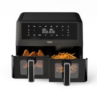 Teplovzdušná fritéza Princess XXL s dvoma košmi 182276 – 11 l, 2400 W, 8 programov, funkcia synchronizácie, bez obsahu BPA a PFAS, priezor 1