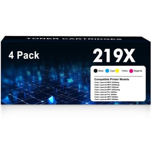 Sada kompatibilných tonerov PRINKUS HP 219X / 219A (W2190X), 4 ks – čierna, azúrová, žltá, purpurová