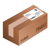 Samolepiace prepravné štítky Printation 105x148 mm - biele - 2000 ks (500 hárkov) 5