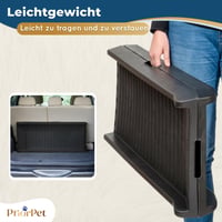 Skladacia psia rampa do auta PRIORPET – dĺžka 174 cm a šírka 38 cm – protišmyková gumová rampa pre veľké psy – kompatibilná s SUV – 85 5