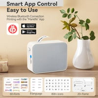 Pristar P15 Bluetooth címkenyomtató, öntapadós, iOS/Android alkalmazás, újratölthető 5