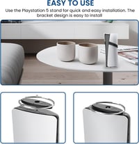 PRITOK PlayStation 5 Állvány - PS5/PS5 Slim/PS5 Pro Függőleges Tartó, Fekete 7