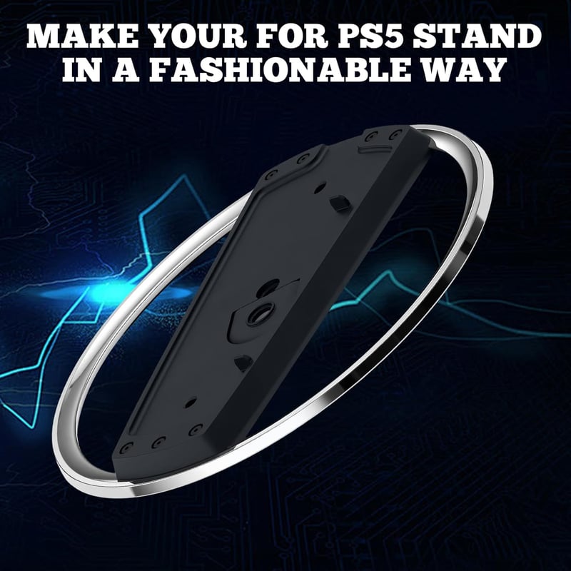 PRITOK PlayStation 5 Slim Függőleges Állvány, PS5 Slim Konzol Tartó Fekete
