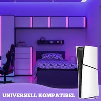 PRITOK PlayStation 5 Slim Függőleges Állvány, PS5 Slim Konzol Tartó Fekete 6