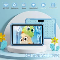 Detský tablet PRITOM 10 palcov, Android 13, 3G telefónny tablet, 2 GB RAM, 64 GB ROM, 6000 mAh, štvorjadrový procesor, HD IPS displej, WiFi, rodičovská kontrola, vrátane obalu 2
