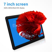 Tabletă Android PRITOM de 7 inchi, 15,8 GB RAM, 32 GB stocare (extensibilă până la 512 GB), 3500 mAh, Bluetooth, WiFi, cameră duală, husă neagră 5